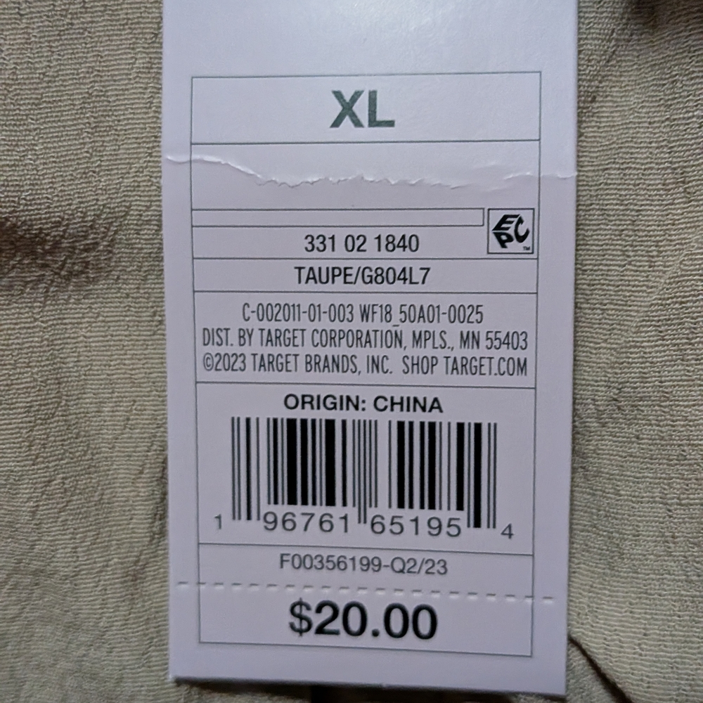 Lace-Trim Button Front Camisole - Taupe - Picture 5 of 5